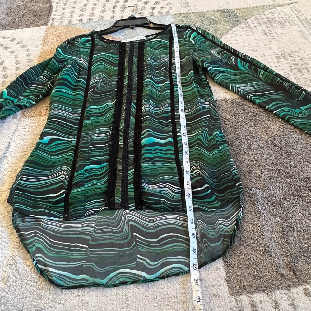 Veronica Beard Striped Patterned Top - image 8